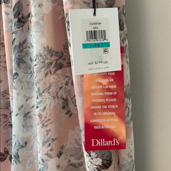 New with tags Calvin Klein Evening Gown size 16 - Picture 5 of 6